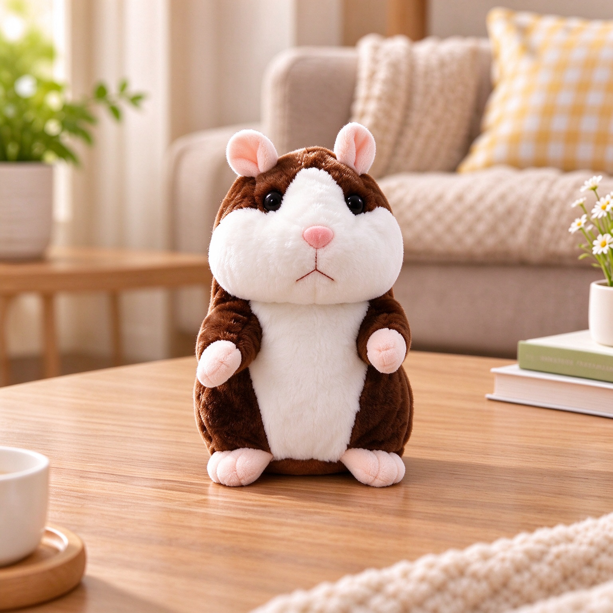 🐹❤️🔥 70% OFF – Talking Hamster Plush 🎄 Repeats What You Say & Shakes Its Head – Christmas Fun for Kids & Adults
