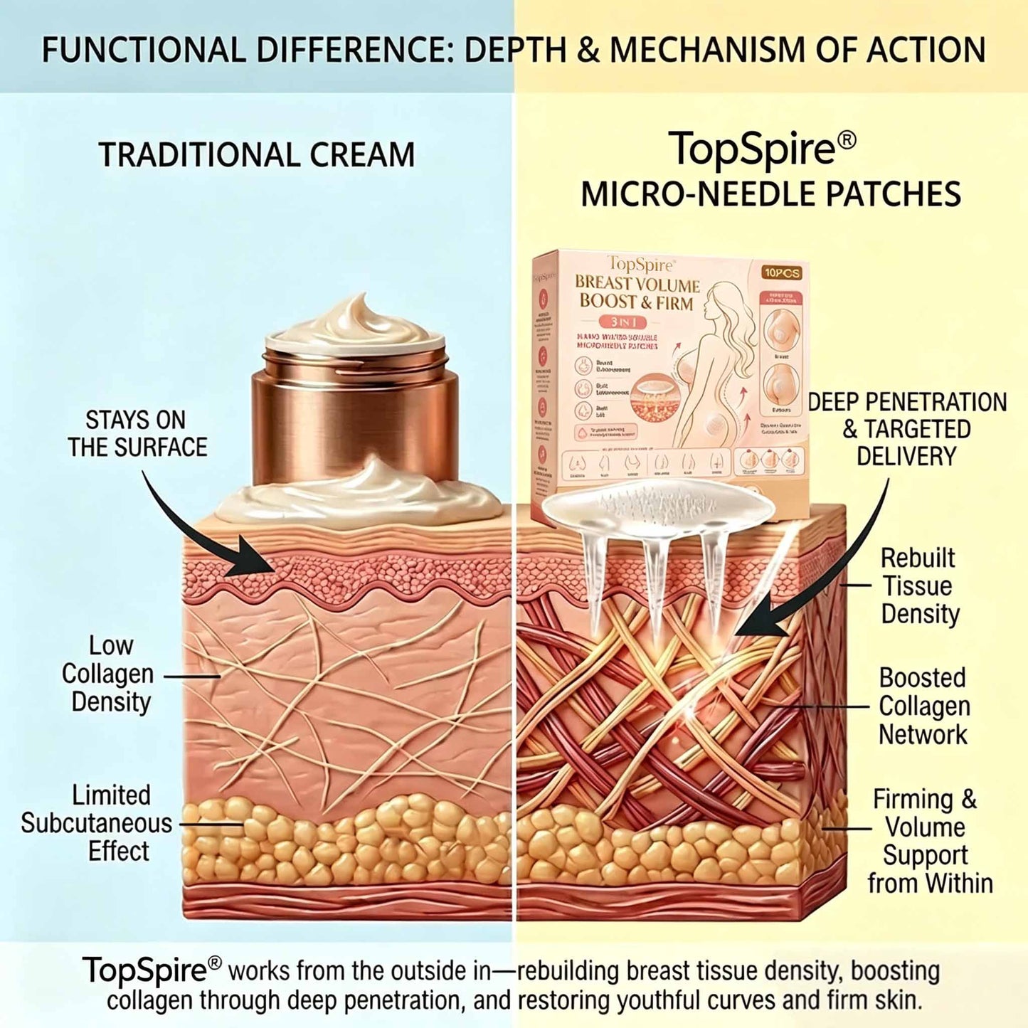 💥TopSpire® 💥Targeted Breast Enhancement Advanced Nano Microneedle Patch💥💥💥