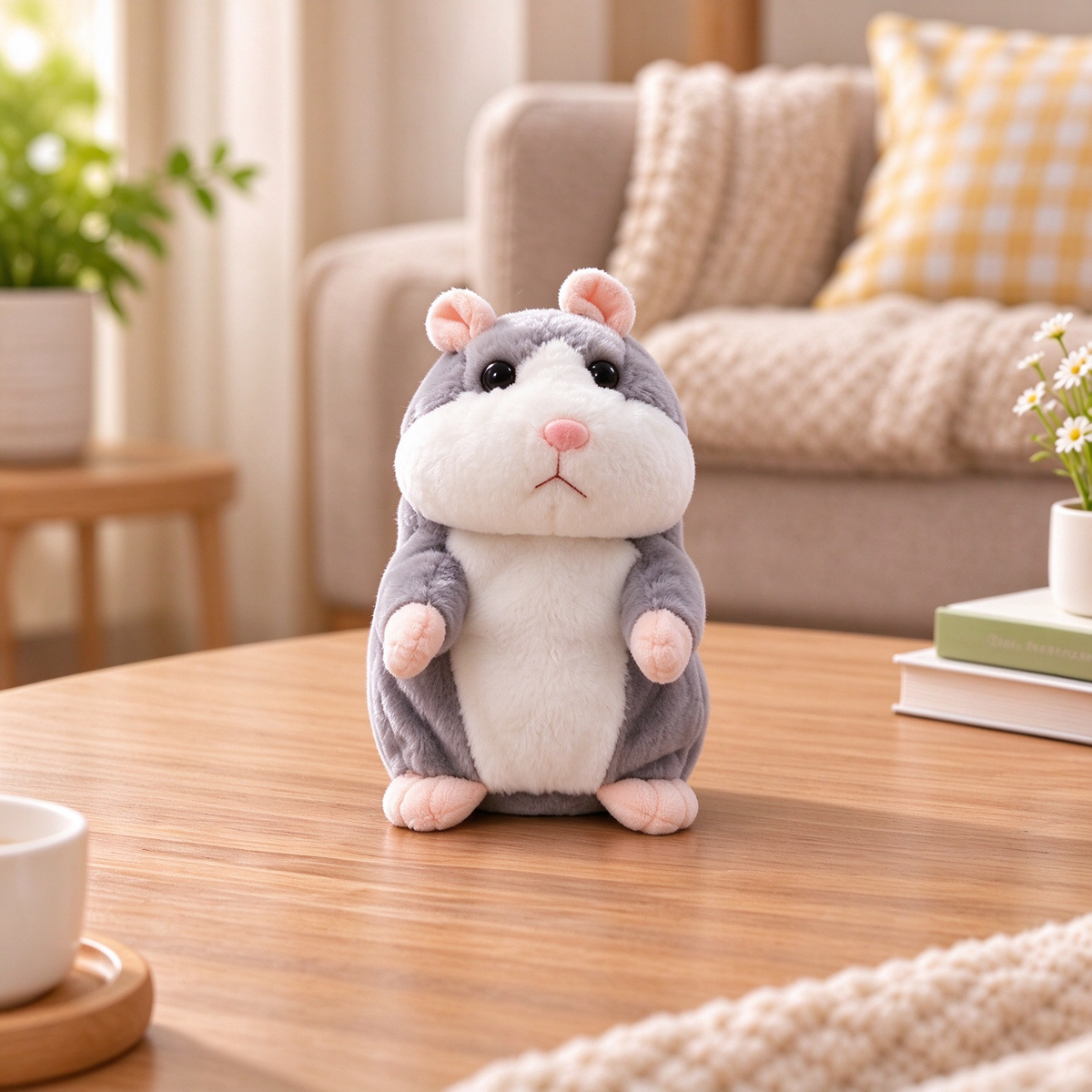 🐹❤️‍🔥 70% OFF – Talking Hamster Plush 🎄 Repeats What You Say & Shakes Its Head – Christmas Fun for Kids & Adults
