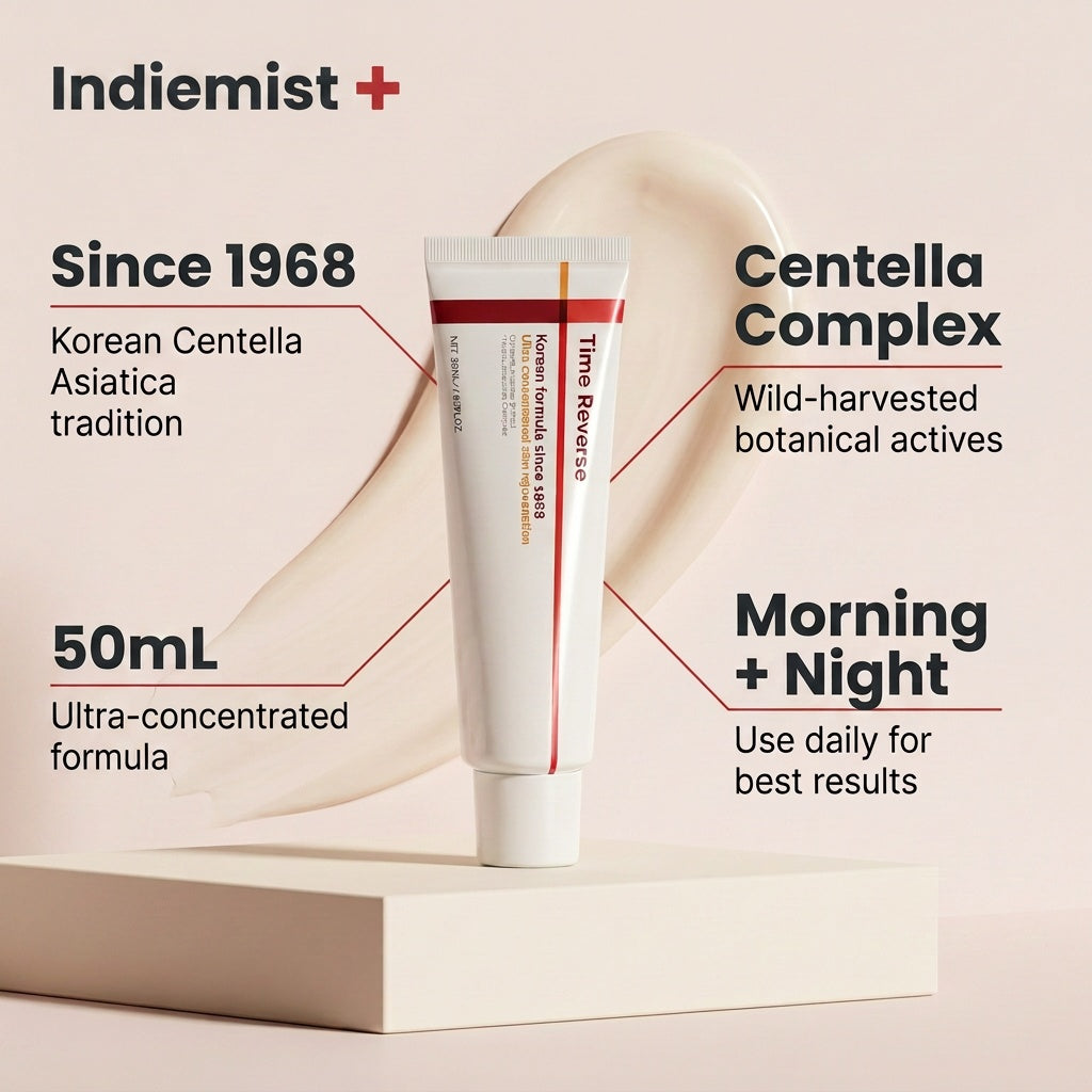 Indiemist Cream ✨ | Anti-Aging Centella Moisturizer for Youthful Glass Skin 🌿
