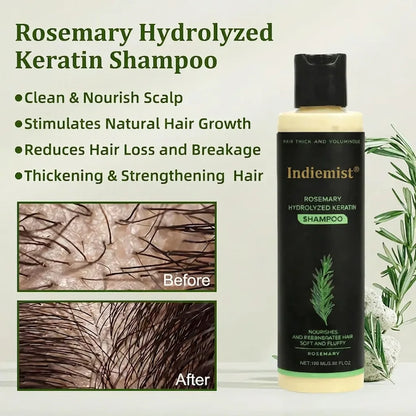 🔥LAST DAY 50% OFF - 🎅Organic Rosemary Hair Growth Shampoo