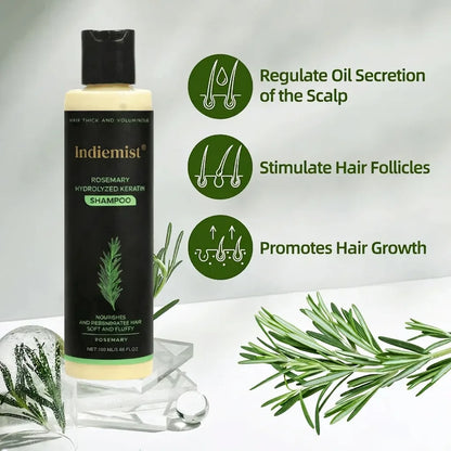 🔥LAST DAY 50% OFF - 🎅Organic Rosemary Hair Growth Shampoo