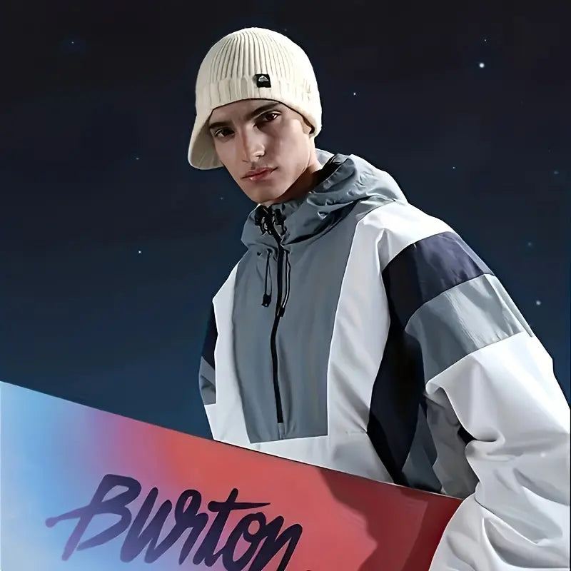 🧢🍂Men’s Knitted Winter Baseball Cap – Soft, Stretchy & Lightweight with a Warm Brimmed Design