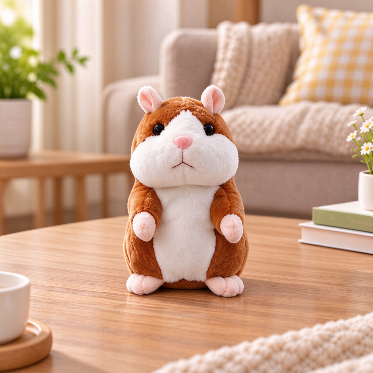 🐹❤️‍🔥 70% OFF – Talking Hamster Plush 🎄 Repeats What You Say & Shakes Its Head – Christmas Fun for Kids & Adults