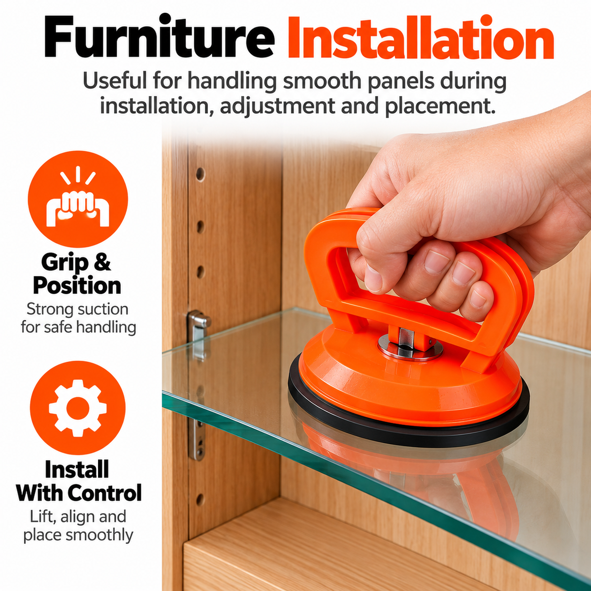 🛠️ Heavy-Duty Suction Cup Dent Puller – Multi-Purpose Panel Lifter 🚗