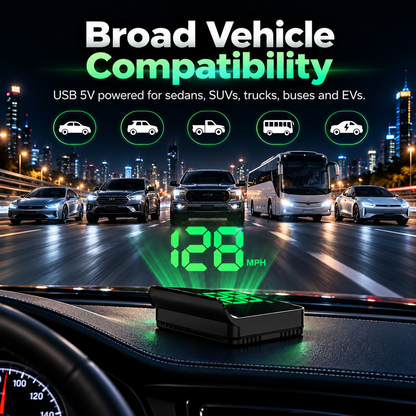 🚗 Smart HUD Speedometer – Upgrade Your Car With A Clear Windshield Speed Display