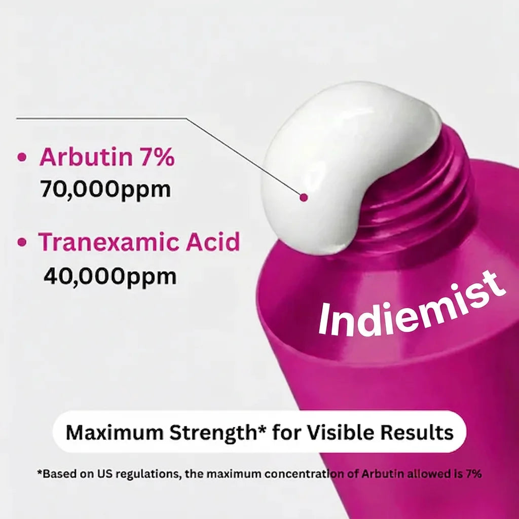 ✨🌸 Indiemist™ Alpha Arbutin + TXA Cream — Your Daily Brightening Essential