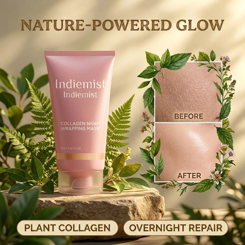 🌙✨ Indiemist™ Overnight Collagen Mask | Firm • Hydrate • Brighten While You Sleep