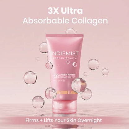 🌙✨ Indiemist™ Overnight Collagen Mask | Firm • Hydrate • Brighten While You Sleep