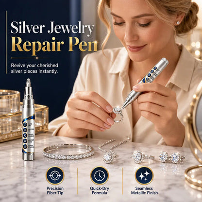 ✨ Silver-Tone Jewelry Touch-Up Pen