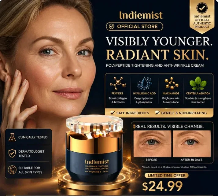 ✨ Indiemist Peptide Firming Face Cream | Youthful & Radiant Skin 🌿