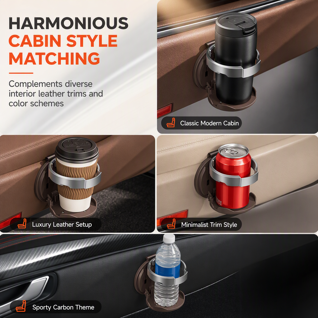 🚗🥤Foldable Car Door Drink Holder