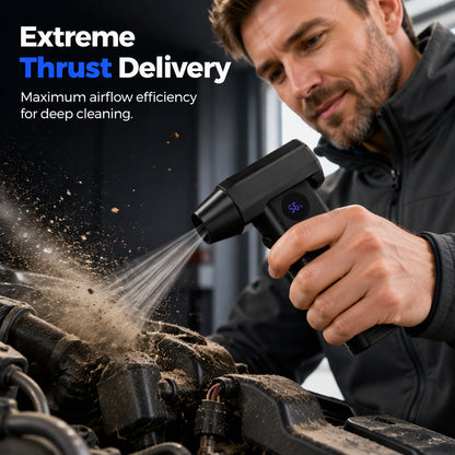Cordless Handheld Mini Turbo Blower – 8W/11W Brushless Air Duster