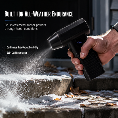Cordless Handheld Mini Turbo Blower – 8W/11W Brushless Air Duster